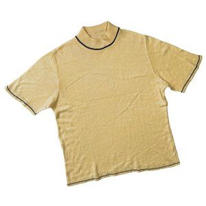 Sundazed (Germany) Short Sleeve Mock Neck Sweater 